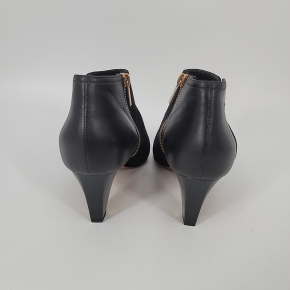 Jimmy Choo Harris Black Suede Booties Point Toe Size 38.5 - Picture 3 of 12